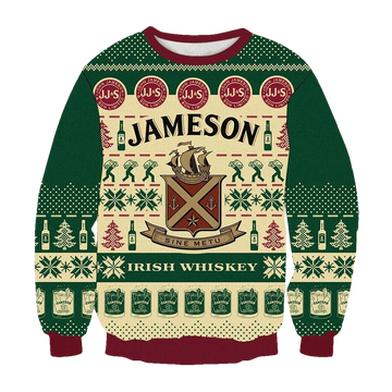 Jameson Irish Whiskey Christmas Sweater - Moonbestprint
