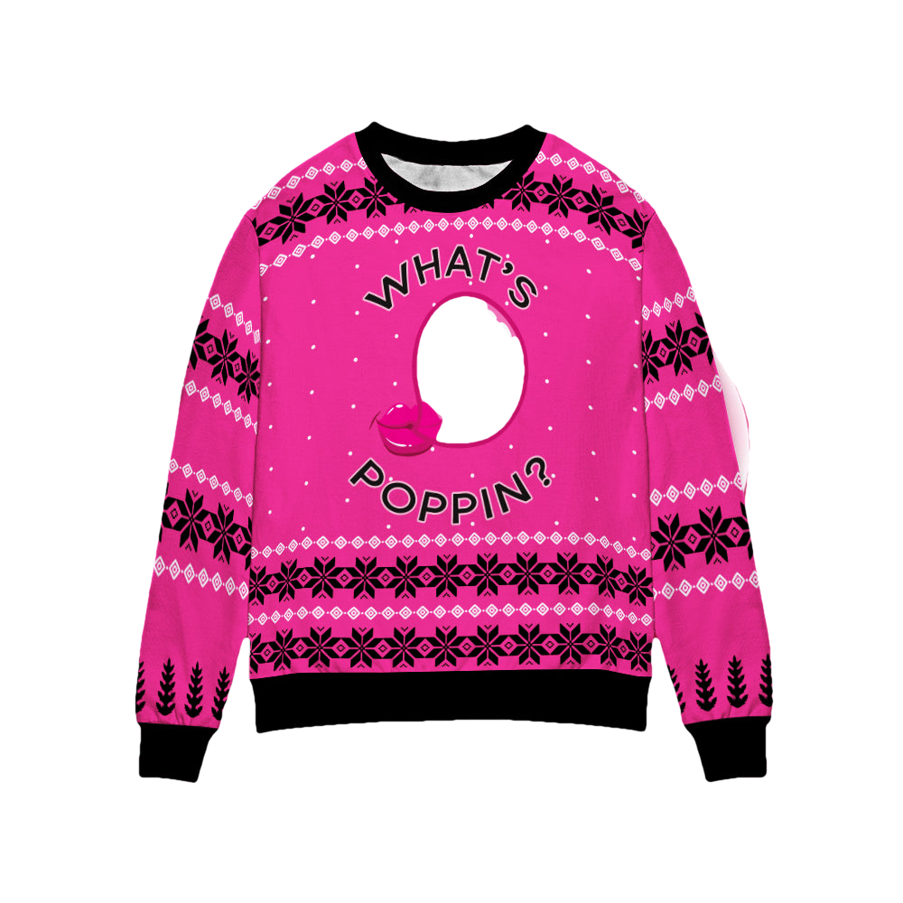 What Poppin Christmas Sweater - Moonbestprint