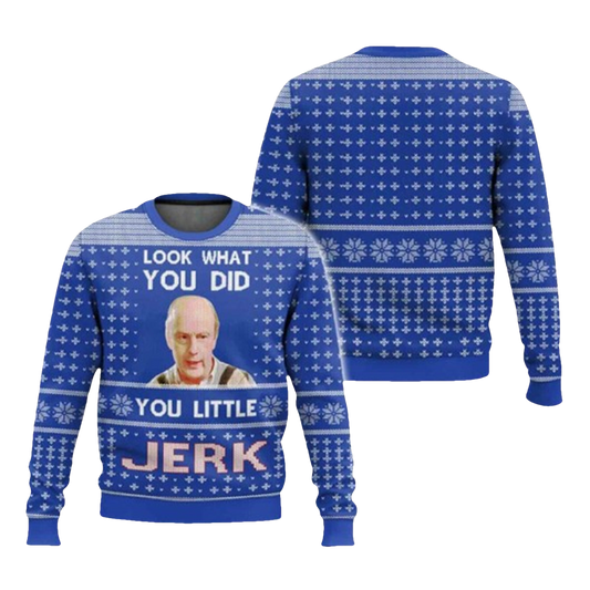 You Little Jerk Home Alone Ugly Christmas Sweater - Moonbestprint