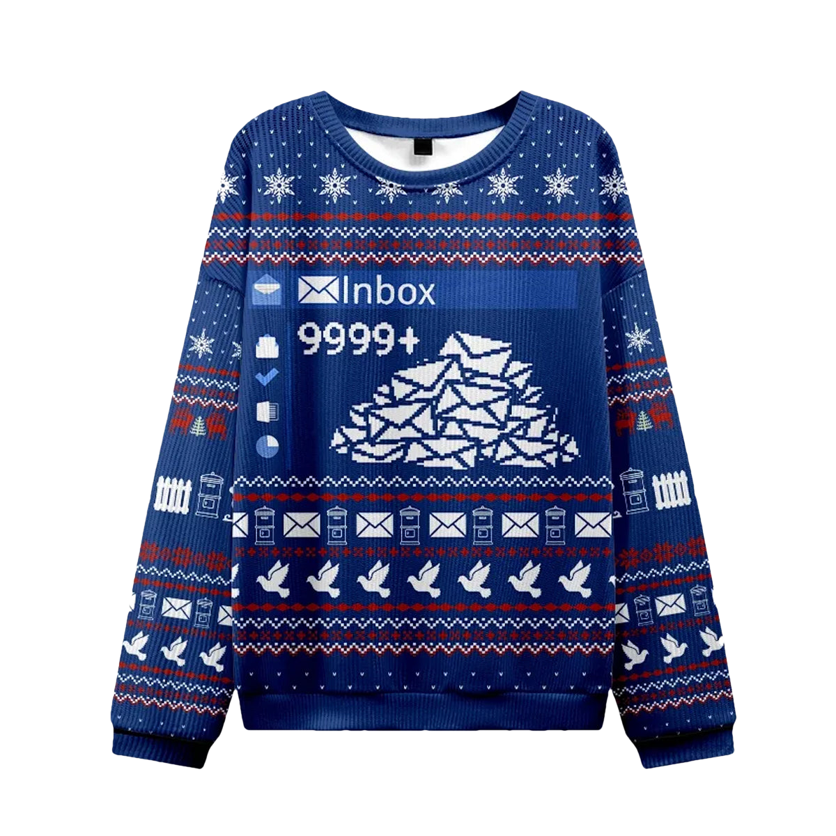 Work Emails During Holiday Christmas Ugly Sweater - Moonbestprint