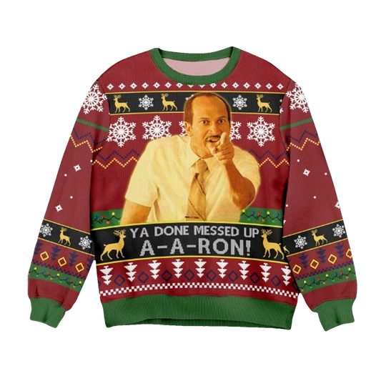 Ya Done Messed Up Aaron Key And Peele Ugly Christmas Sweater - Moonbestprint