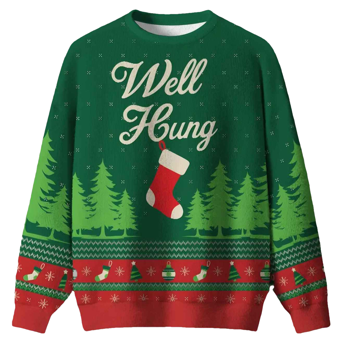 Well Hung Ugly Christmas Sweater - Moonbestprint