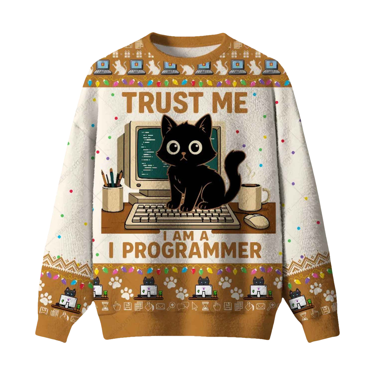 Trust Me I Am A I Programmer Ugly Christmas Sweater - Moonbestprint