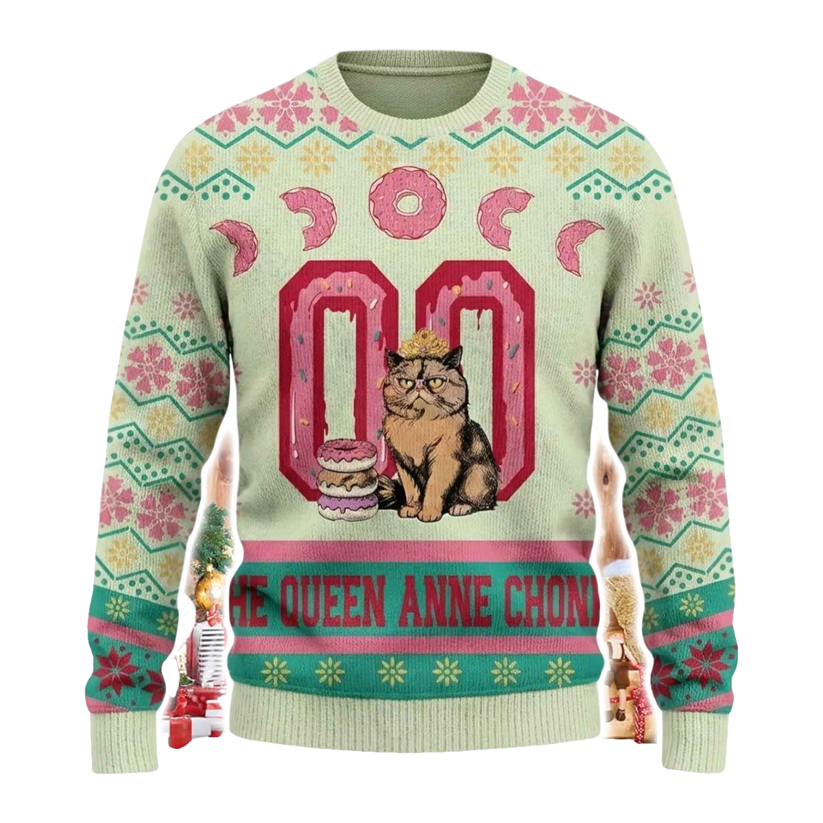 The Queen Anne Chonk Ugly Sweater - Moonbestprint