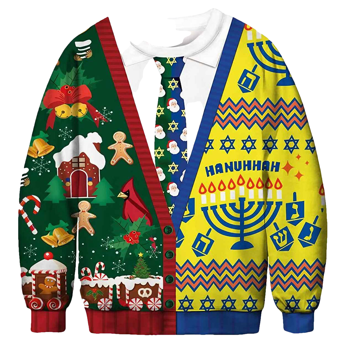 Suit Ugly Christmas Sweater - Moonbestprint