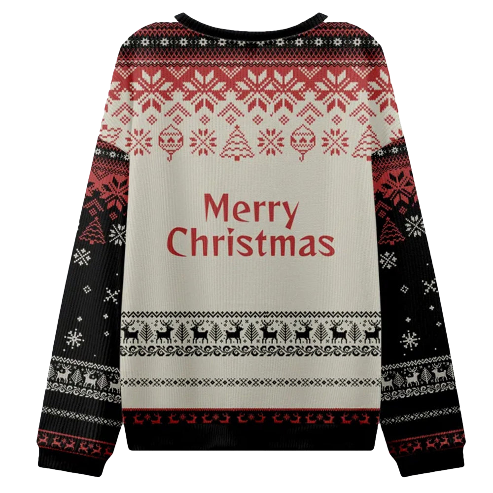 Santa's Mugshot Christmas Ugly Sweater - Moonbestprint