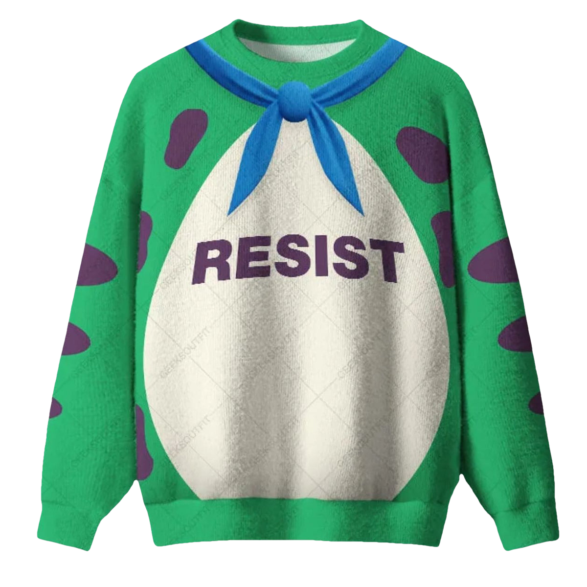Resist Frog Suit Ugly Christmas Sweater - Moonbestprint