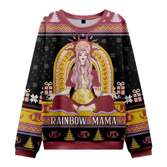 Rainbow Mama Ugly Christmas Sweater - Moonbestprint