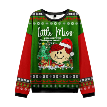 Obsessed With Christmas Music Ugly Christmas Sweater - Moonbestprint