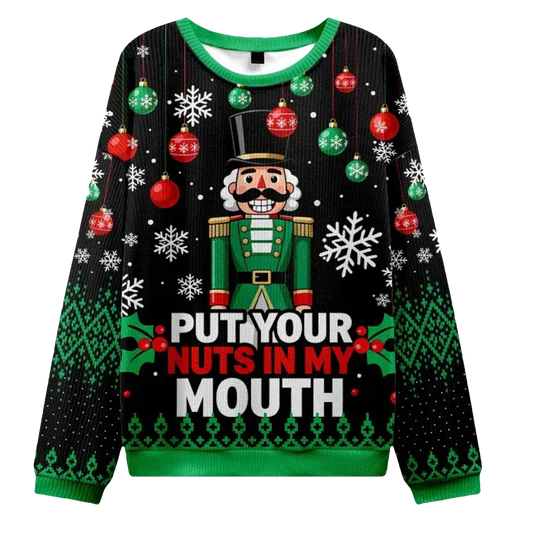 Nutcracker Funny Christmas Ugly Sweater - Moonbestprint