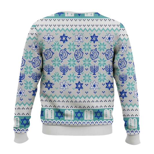 Merry Xmas Jewish Ugly Christmas Sweater - Moonbestprint