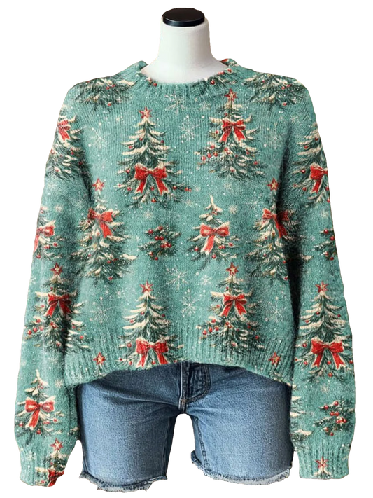 Merry Christmas Winter Knitted Sweater - Moonbestprint