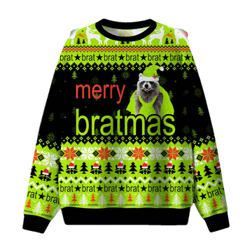 Merry Bratmas Ugly Christmas Sweater - Moonbestprint