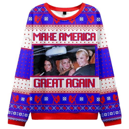 Make America Great Again Ugly Christmas Sweater - Moonbestprint