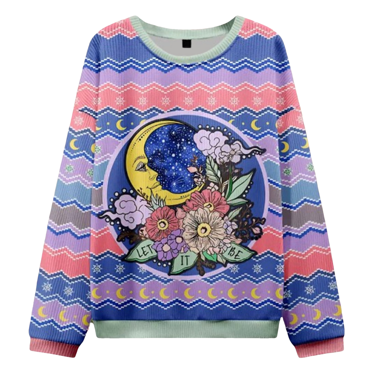 Let It Be Ugly Christmas Sweater - Moonbestprint