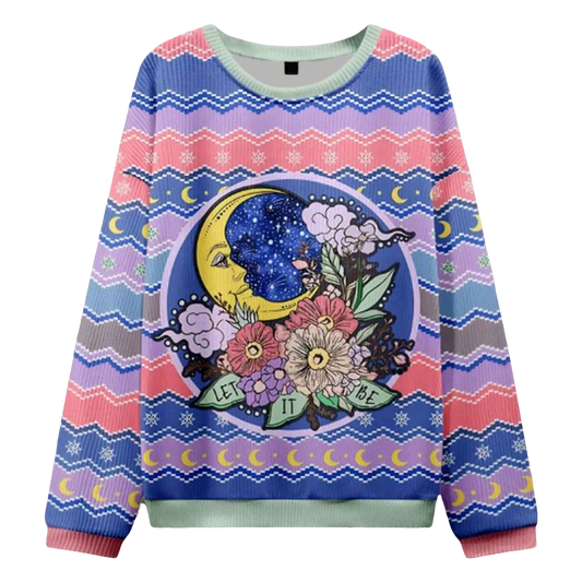 Let It Be Ugly Christmas Sweater - Moonbestprint