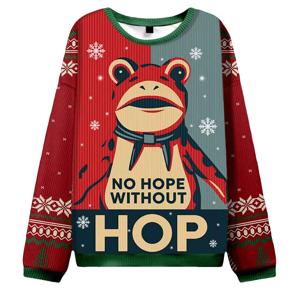 Hop Frog Resist Ugly Christmas Sweater - Moonbestprint