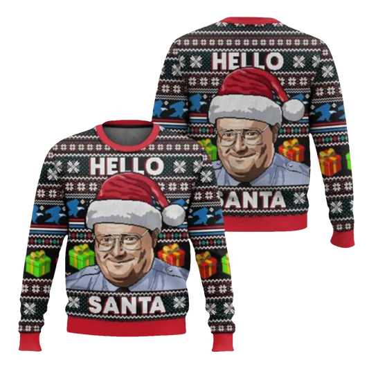 Hello Santa Frank Reynolds Ugly Christmas Sweater - Moonbestprint