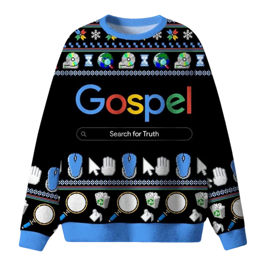 Gospel Search For Truth Ugly Christmas Sweater - Moonbestprint