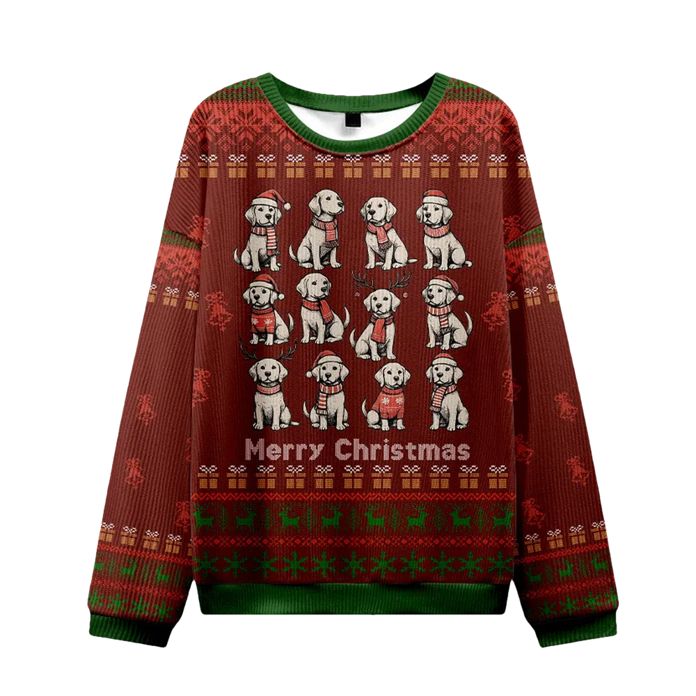 Funny Cute Pet Dog Lover Ugly Sweater - Moonbestprint