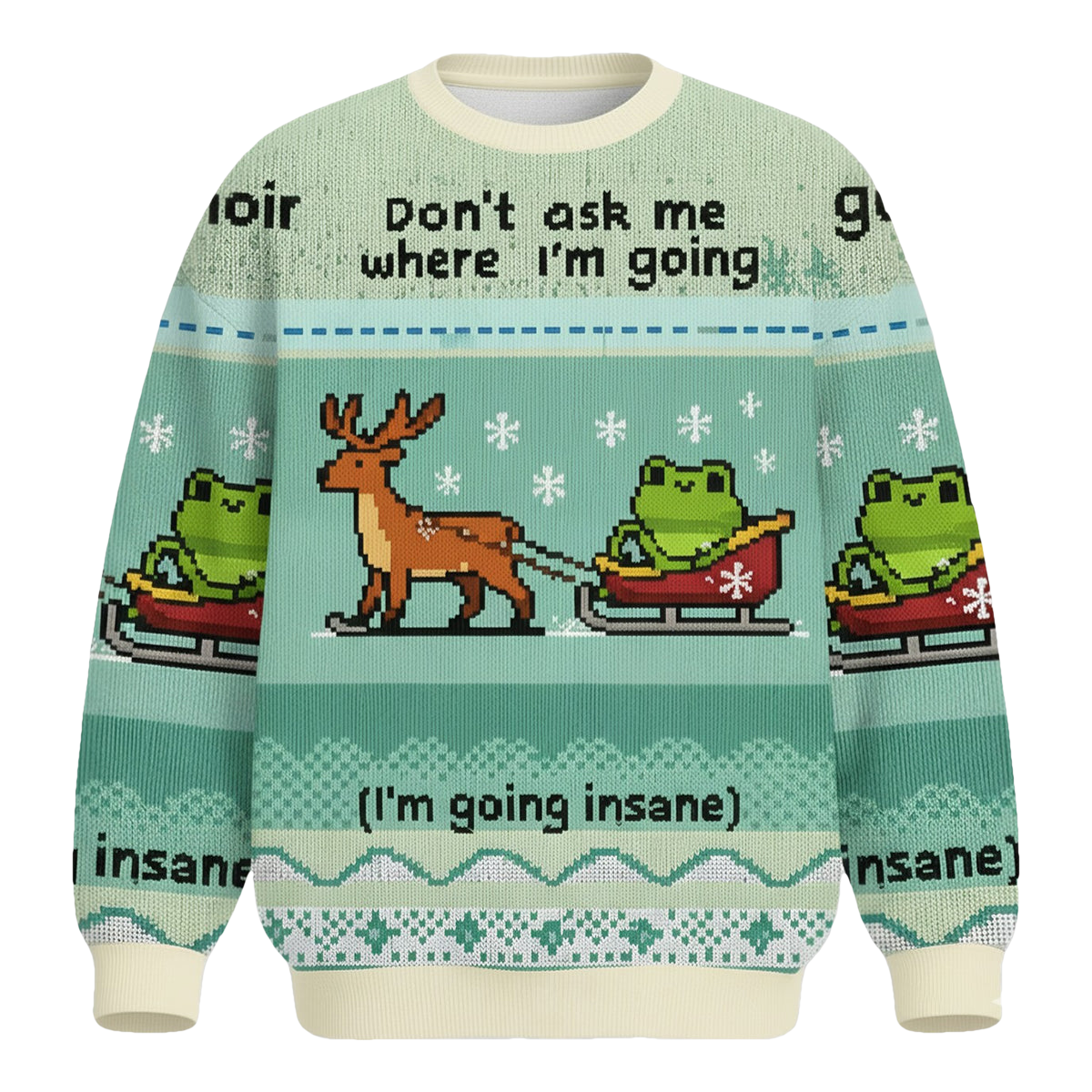 Don't Ask Me Christmas Ugly Sweater - Moonbestprint