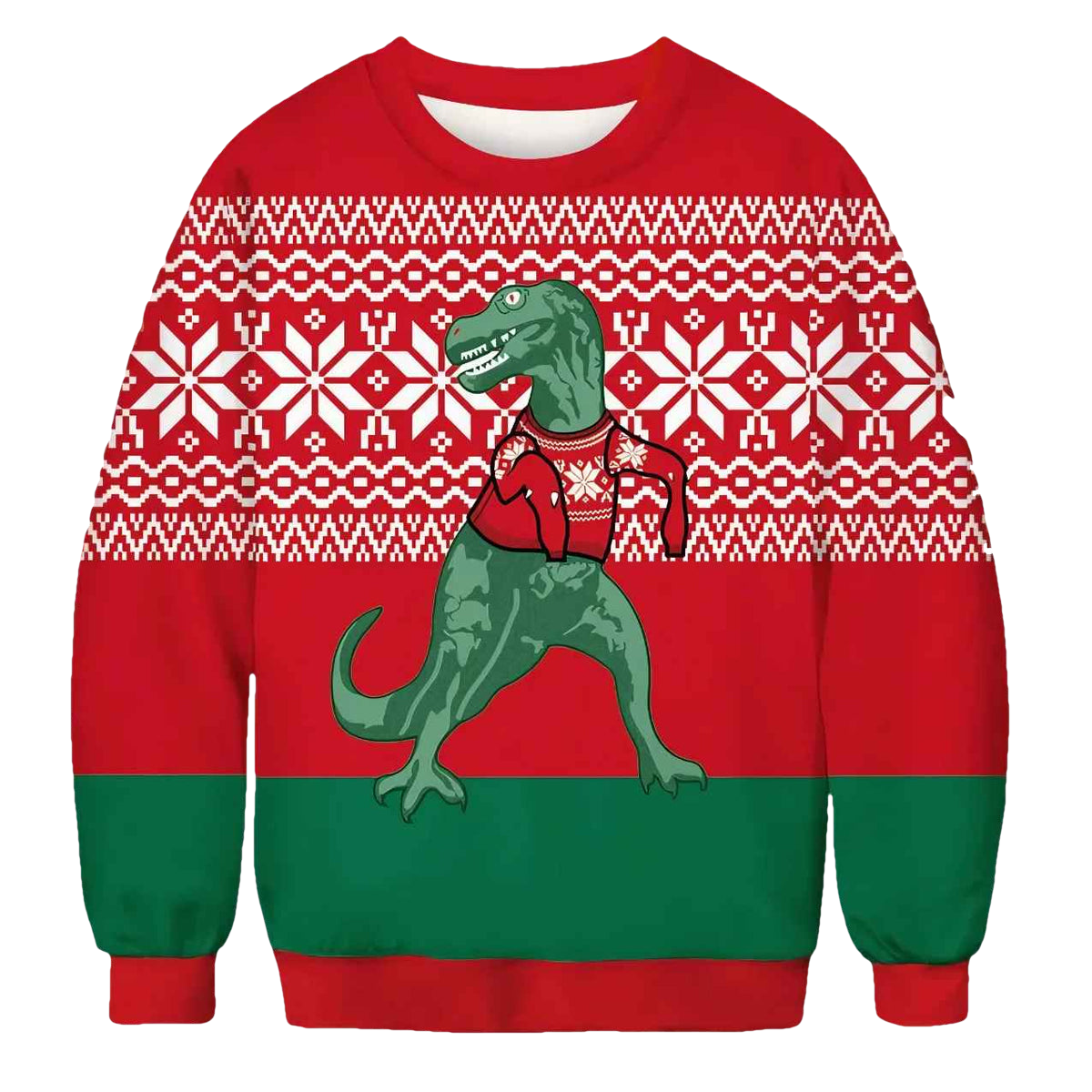 Dinosaur Jumper Christmas Ugly Christmas Sweater - Moonbestprint