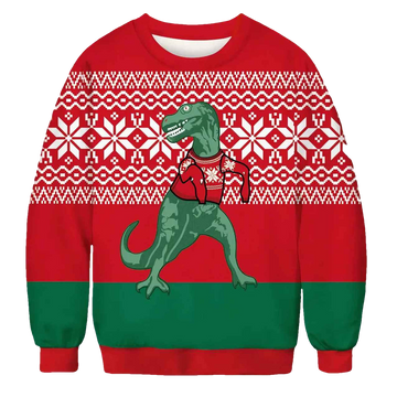 Dinosaur Jumper Christmas Ugly Christmas Sweater - Moonbestprint