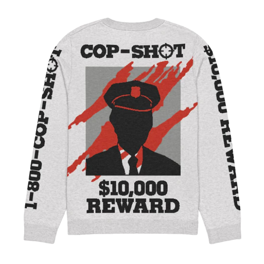 Cop Shot Knit Sweater - Moonbestprint