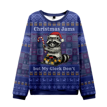 Christmas Jams But Glock Don't Christmas Ugly Sweater - Moonbestprint