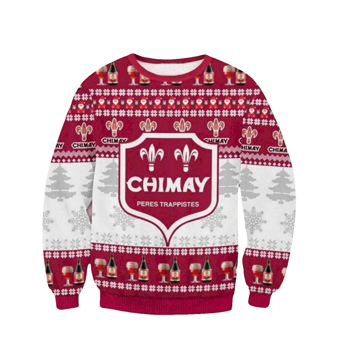 Chimay Peres Trappistes Ugly Christmas Sweater - Moonbestprint
