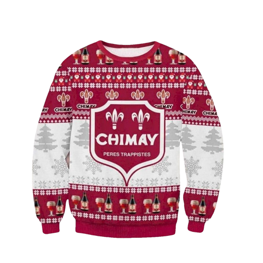 Chimay Peres Trappistes Ugly Christmas Sweater - Moonbestprint