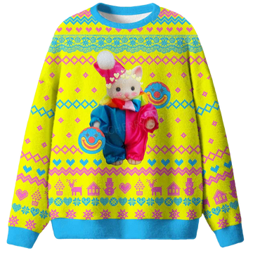 Chat Clown Ugly Christmas Sweater - Moonbestprint