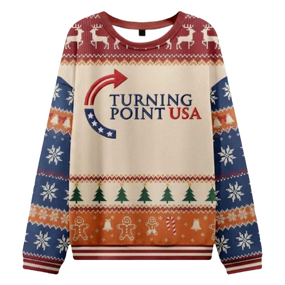 Charlie Kirk Turning Point USA Ugly Sweater - Moonbestprint