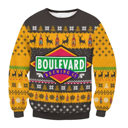 Boulevard Ugly Christmas Sweater - Moonbestprint