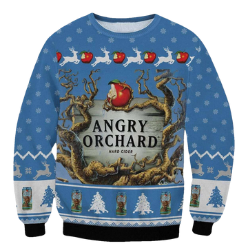 Angry Orchard Ugly Christmas Sweater - Moonbestprint