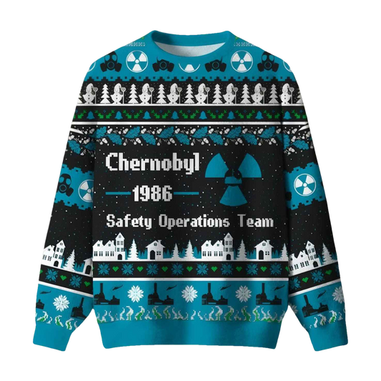 Chernobyl 1986 Safety Operations Team Ugly Christmas Sweater - Moonbestprint