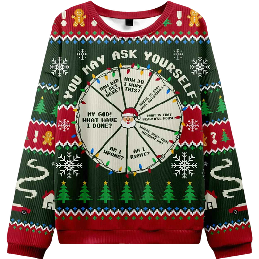 You May Ask Yourself Ugly Christmas Sweater - Moonbestprint