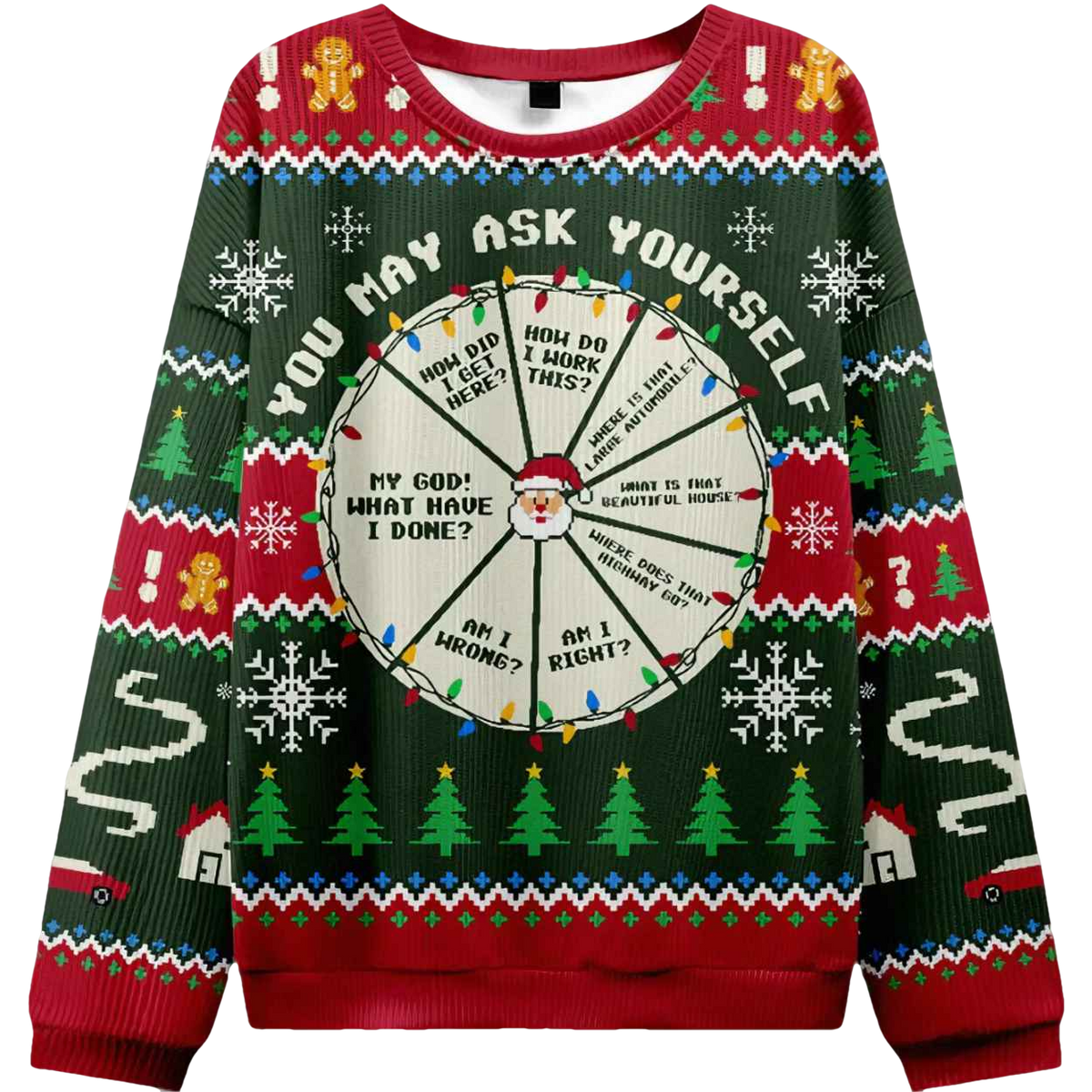 You May Ask Yourself Ugly Christmas Sweater - Moonbestprint