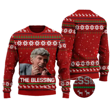 Uncle Lewis The Blessing Ugly Christmas Sweater - Moonbestprint