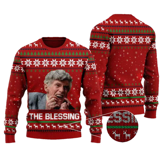 Uncle Lewis The Blessing Ugly Christmas Sweater - Moonbestprint