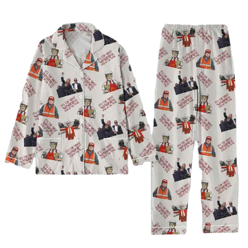 Trump McDonald Christmas Pajama Set - Moonbestprint