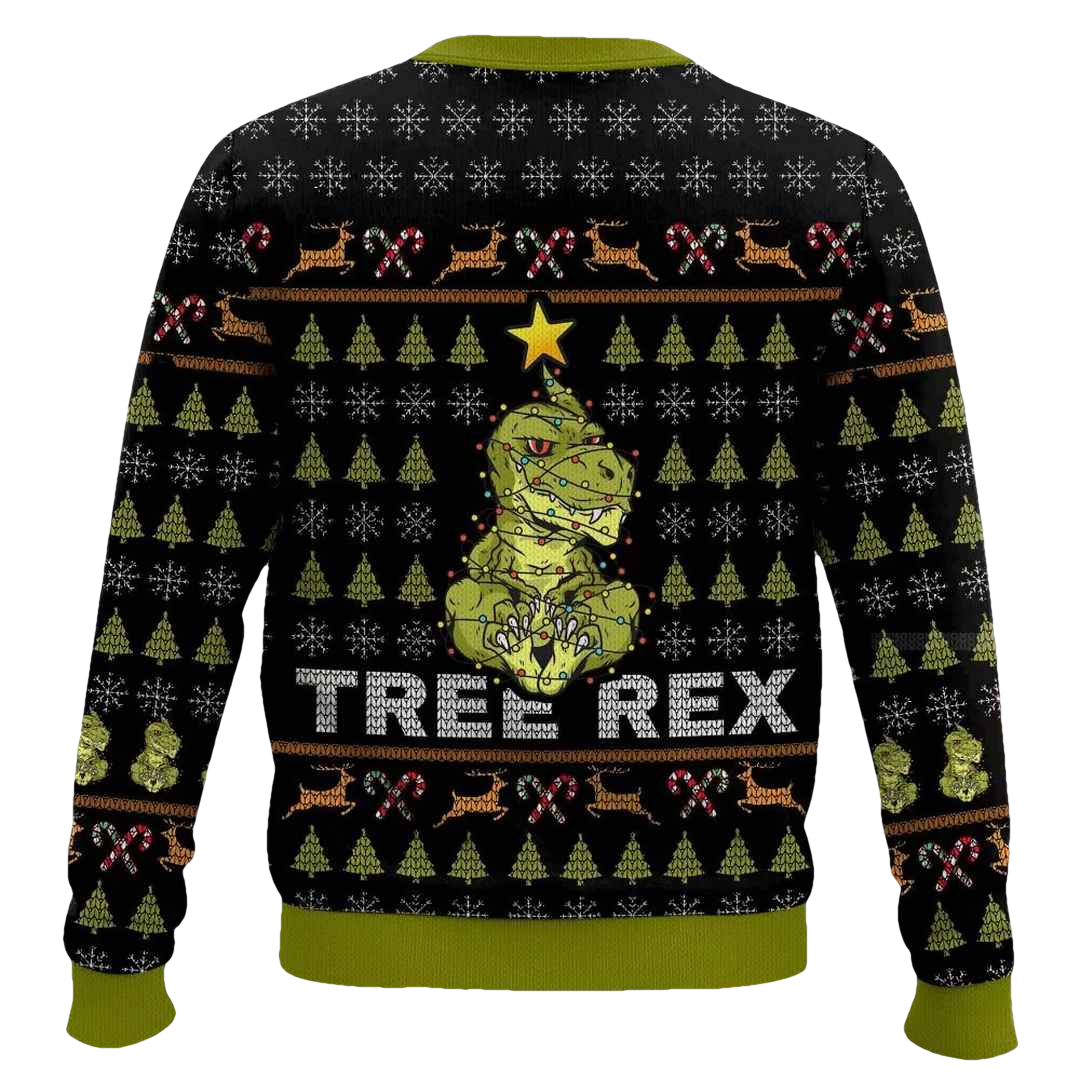 Tree Rex Ugly Christmas Sweater - Moonbestprint