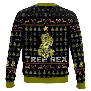 Tree Rex Ugly Christmas Sweater - Moonbestprint