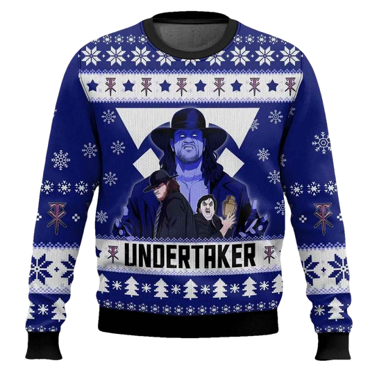 The Undertaker Ugly Christmas Sweater - Moonbestprint