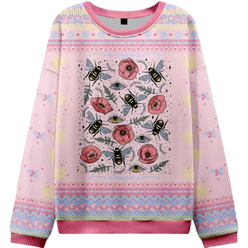 The Bee's Knees Ugly Christmas Sweater - Moonbestprint