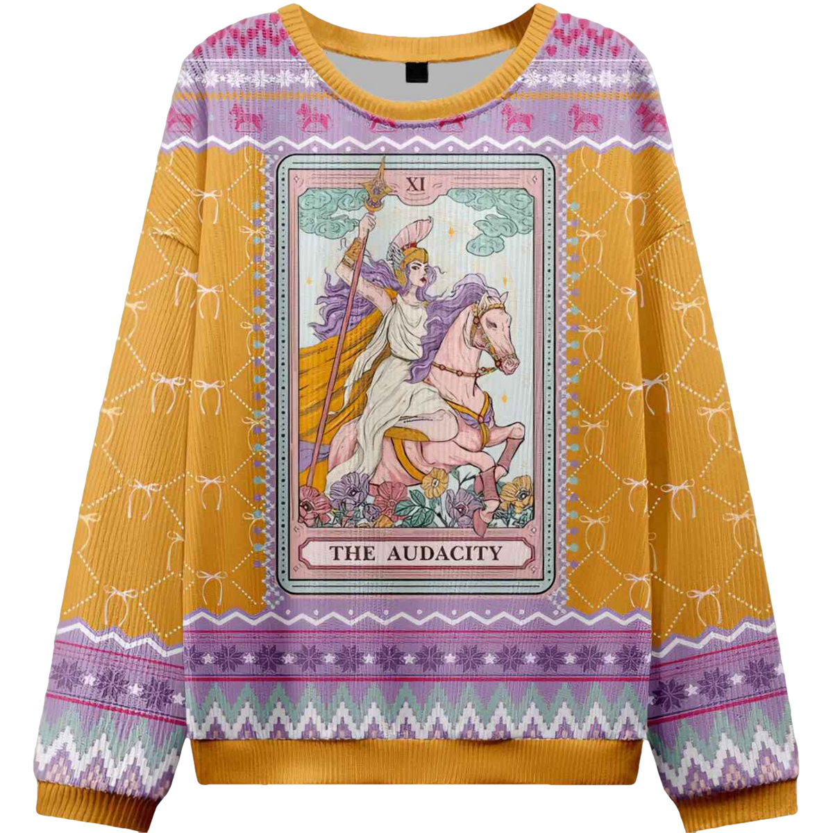 The Audacity Tarot Card Ugly Christmas Sweater - Moonbestprint