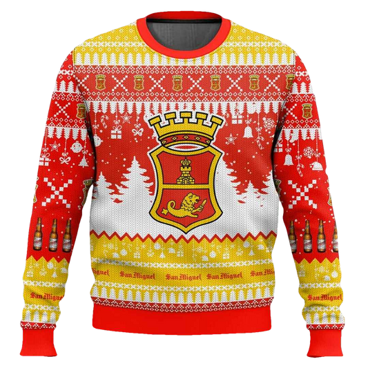 San Miguel United Kingdom Beer Ugly Christmas Sweater - Moonbestprint