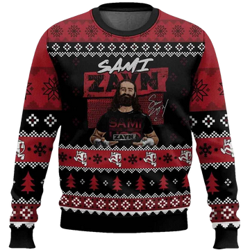 Sami Zayn Ugly Christmas Sweater - Moonbestprint