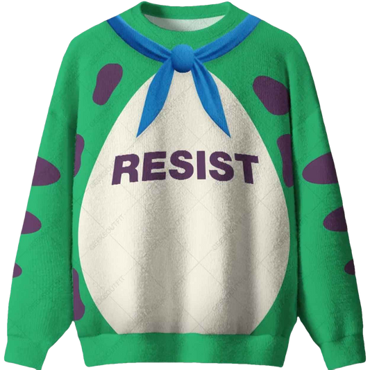 Resist Frog Suit Ugly Christmas Sweater - Moonbestprint
