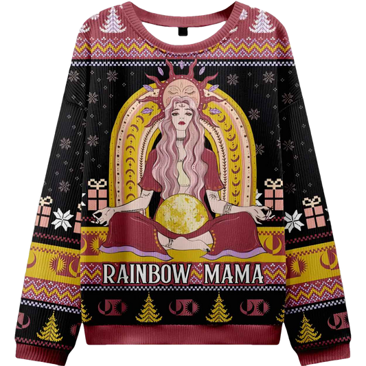 Rainbow Mama Ugly Christmas Sweater - Moonbestprint